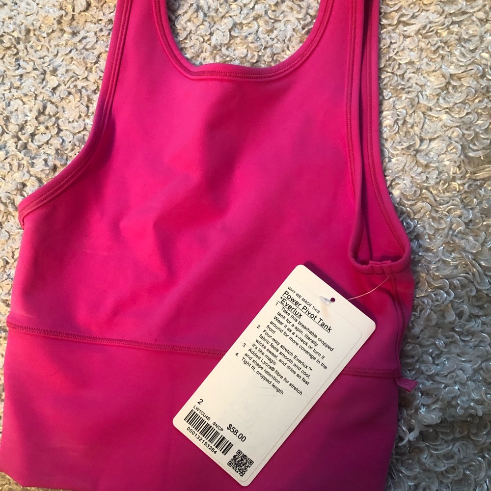 Lululemon Power Pivot Tank